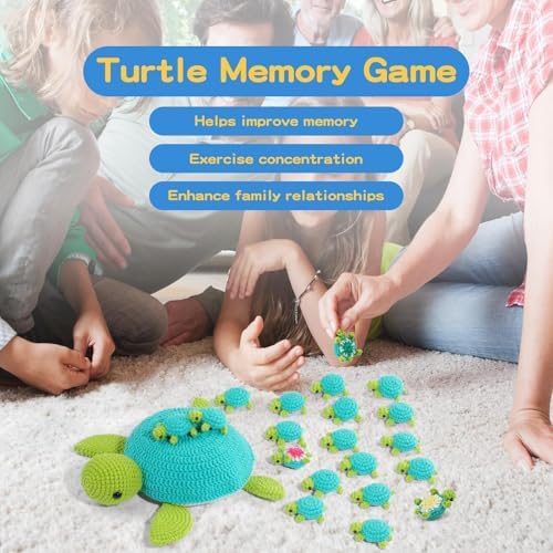 Crochet Kit for Beginners, 21 Pcs Turtles Crochet Animal Kit for Adults - Image 4