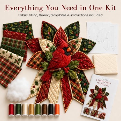 Daily Partner Quilted Christmas Door Hanging DIY Sewing Kit (D) - Image 2