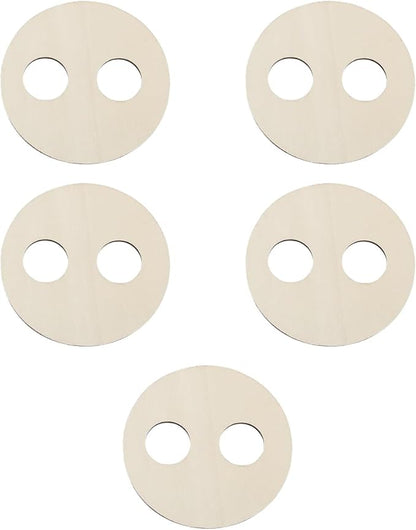 5X Wooden Wick Centering Tool Practical Round Easy Use Manual Tool Candle Wick Stabilizer for Candle DIY Making Home Use, B