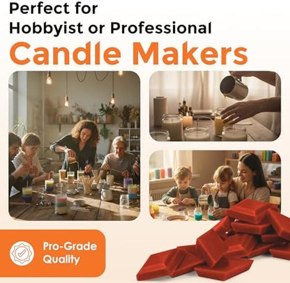 Orange Candle Dye Chips, Soy & Paraffin Candle Making, 25 Pack - Image 7