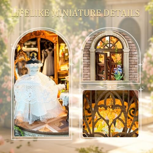 Romantic Miniature Dream Dress Studio Book Nook - Image 5