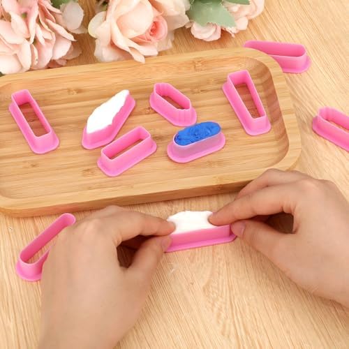 Polymer Clay Cutters, 10 Pieces Clay Sculpting Tools Polymer Clay Earrings Cutters Kit Basic Clay Cutters Tools Sculpting Polymer Clay Molds Dangle Shape Clay Cutters for Polymer Clay Jewelry Making - Image 7