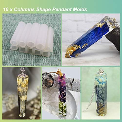 LET'S RESIN 30pcs Resin Jewelry Molds, Jewelry Molds for UV Resin, Resina Silicone Molds kit with Bracelet,Pendant,Ring for Epoxy Casting - Image 6