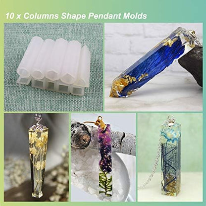 LET'S RESIN 30pcs Resin Jewelry Molds, Jewelry Molds for UV Resin, Resina Silicone Molds kit with Bracelet,Pendant,Ring for Epoxy Casting - Image 6
