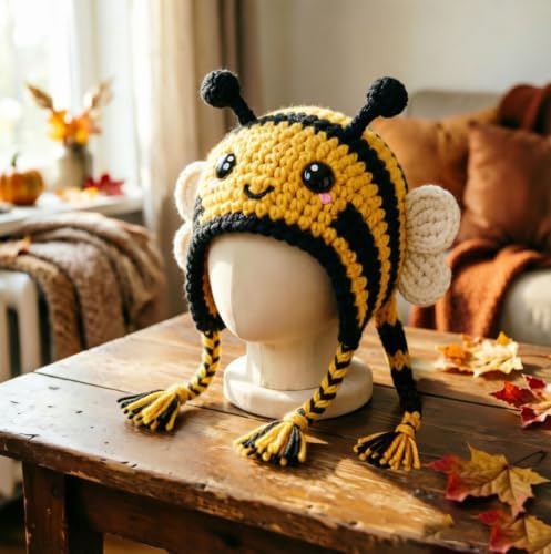 Fantasy Hood Hat DIY Crochet Kit Series for Beginners (Bee) - Image 3