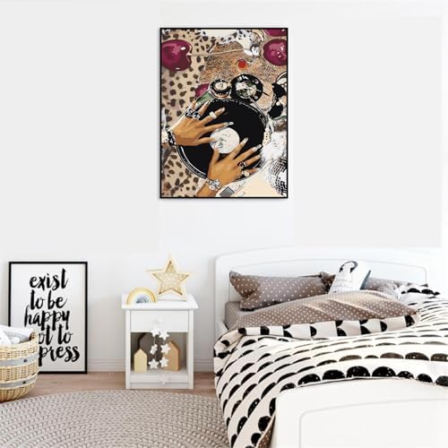 VIGEGU Paint by Numbers Kit for Adults Beginner,Trendy Leopard Easy Adult Paint by Number Kits on Canvas DIY Painting for Beginners Art by Numbers for Home Wall Decor 16x20 Inch - Image 3