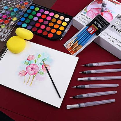 48 Colors Watercolor Paint Set for Adults and Beginners - Image 2