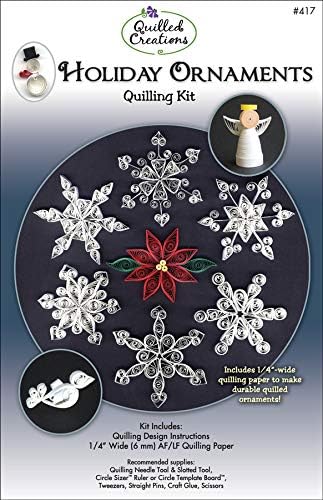 Quilled Creations Holiday Ornaments Quilling Kit by Quilled+Creations