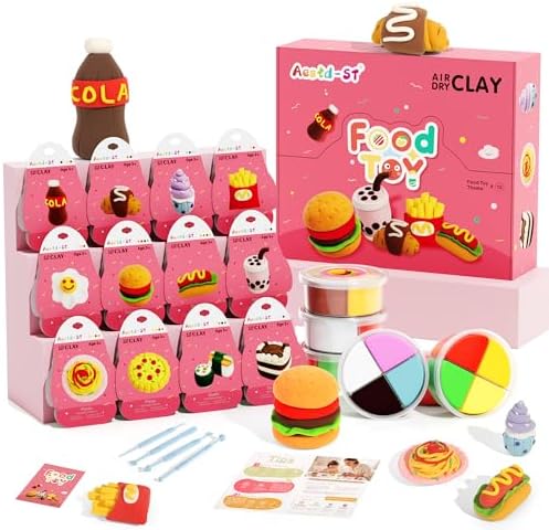 Aestd-ST Air Dry Clay Kit - Food Toy Theme, Modeling Clay for Kids by Aestd-STqualityclay