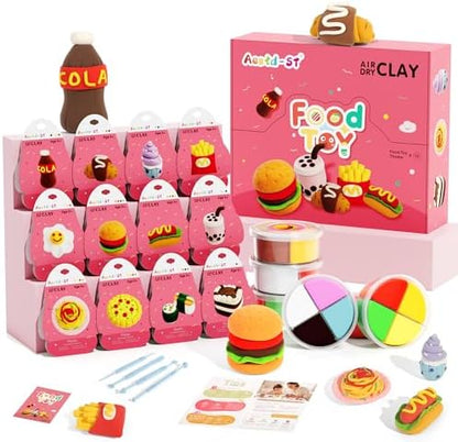 Aestd-ST Air Dry Clay Kit - Food Toy Theme, Modeling Clay for Kids by Aestd-STqualityclay
