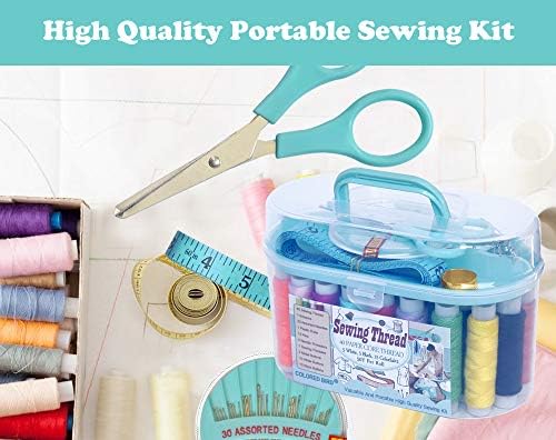 Sewing kit Sewing Thread Sewing Supplies Family Repair Kit Traveler Sewing Project kit DIY Sewing Supplies Organizer - Image 5