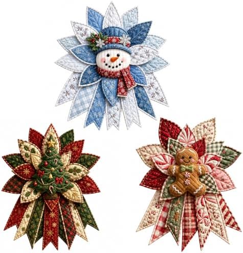 Daily Partner Quilted Christmas Door Hanging DIY Sewing Kit (3PCSA) by DailyPartner