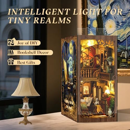 SUNNINO Book Nook Kit - DIY Miniature House Kit for Adults - Image 2