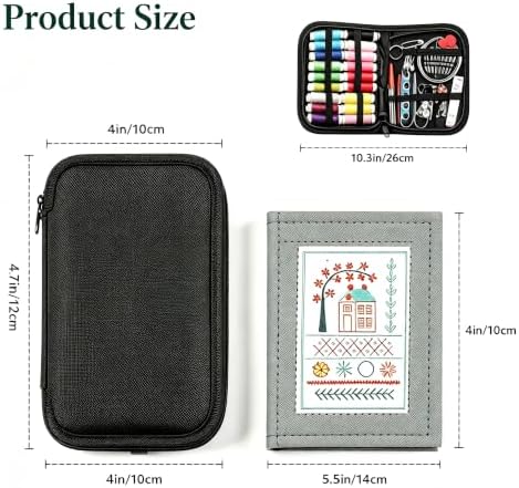 ARTACE Embroidery Stitch Book Kit for Beginners, Cross Stitch Starter Kit with Practice Book, DIY Craft Embroidery Patterns for Adults, Stitch Sampler Book - Image 4