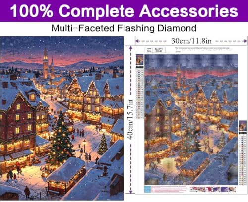 Christmas Diamond Art Kits for Adults, Diamond Art Painting Kits for Adults - Image 4