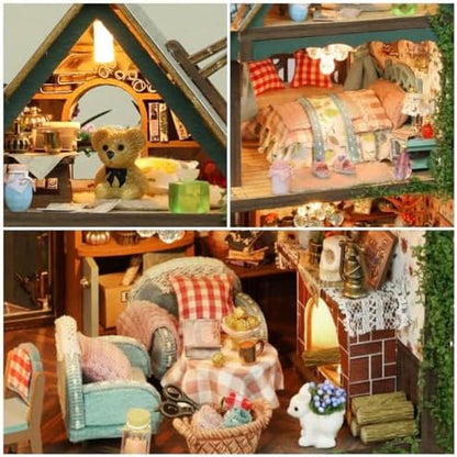 RHZN Miniature House Kit, Miniature Kit, Mini House Building Kit for Adults - Image 3