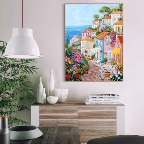 AIBOERL Paint by Numbers Kit for Adults Beginner,Landscape,12X16In - Image 3