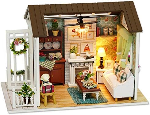 DIY Miniature House Kit with Furniture for Kids Teens Adults Aged 14+ by TuKIIE