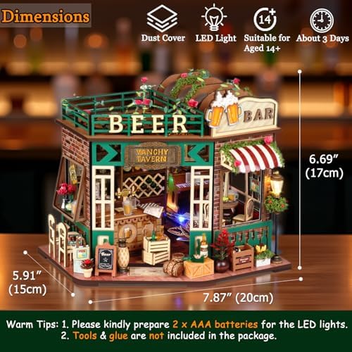 DIY Miniature House Kit with Furniture Plus Dust Proof - Image 4