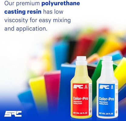 SRC Color-Pro 32 Oz, Semi-Clear Polyurethane Casting Resin - Image 4