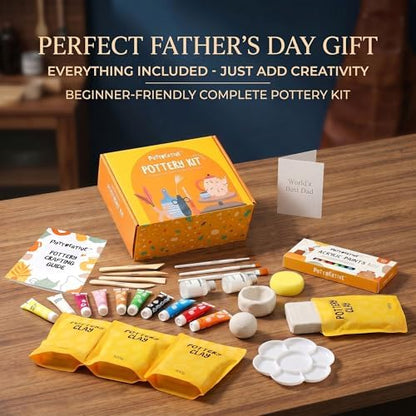 MCOOH Air Dry Clay Pottery Kit for Beginners - Image 4