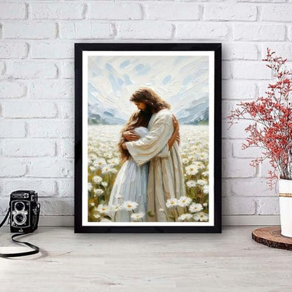 Tiwabb Jesus Religion Stamped Cross Stitch Kits for Adults Beginners - Image 2