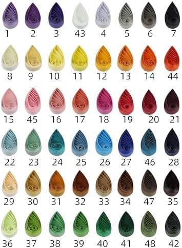 ODETOJOY Quilling Paper Strips 3mm Paper Quilling Set 120pcs Quilling Strips 1/8inch Single Color Star Origami Paper DIY Hand Crafts (Beige) - Image 4