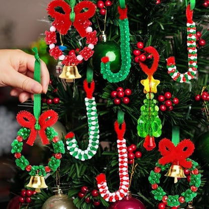 Christmas Crafts for Adults,55 Sets Christmas Beaded Ornament Kit - Image 2