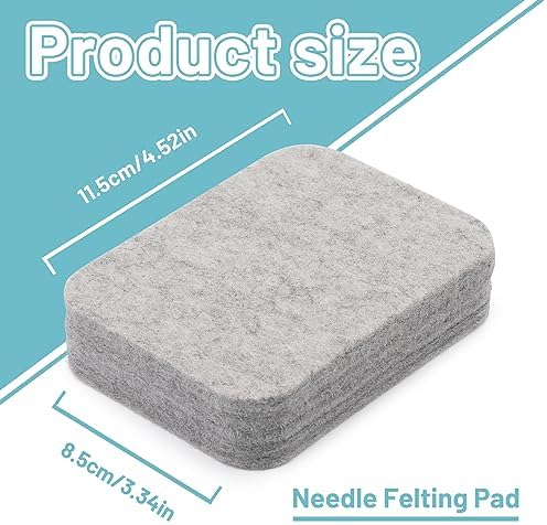 Mayboos Needle Felting Pad 4.52"x3.34", Needle Felting Supplies - Image 2