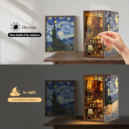 SUNNINO Book Nook Kit - DIY Miniature House Kit for Adults - Image 3