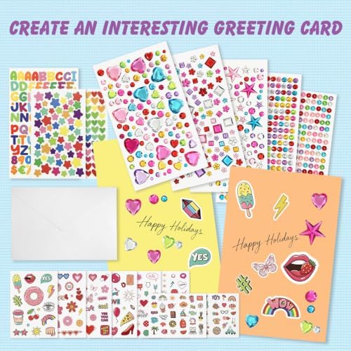28 Blank card making supplies, Creative Greeting Card Set for Adults - Image 3