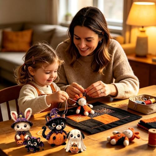 DIY Quilting Sewing Kit Handmade Fun Characters Felt Craft - Image 3