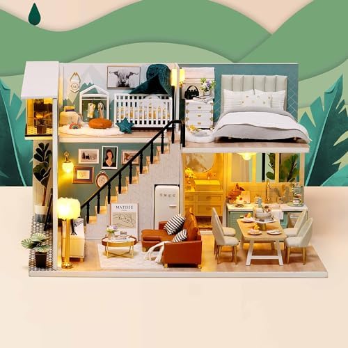 DIY Miniature Dollhouse Kit with Furniture Plus Dust Proof & Music Movement - Image 3