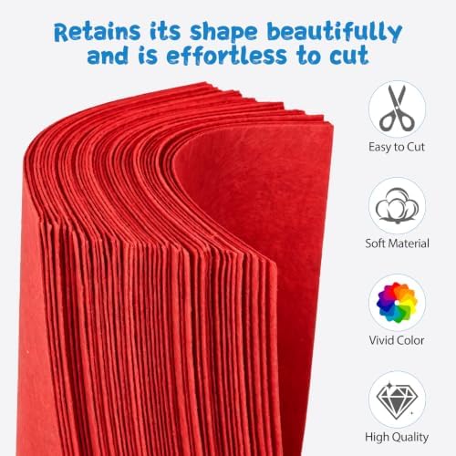 12x8 Inch 66Pcs Red Cards, Craft Supplies, Card Making and Art Projects - Image 3