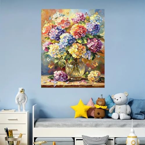Arttoplus Flowers Paint by Numbers Kit for Adults Beginner 16x20inch - Image 5
