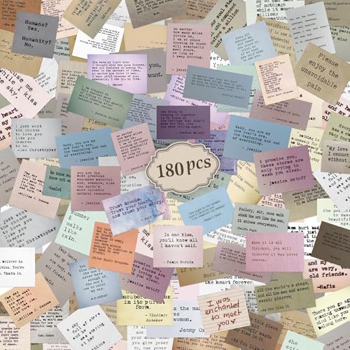 180PCS Vintage Bible Verse Stickers for Scrapbooking & Bible Study Supplies by Unknown