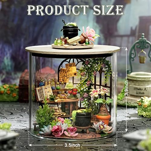 Miniature House Kit, DIY Dollhouse Tiny House Kit for Adults - Image 2