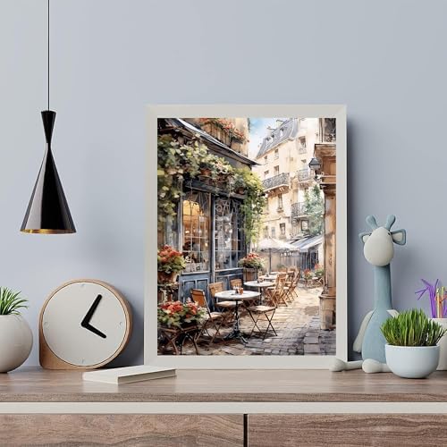 Arttoplus Street Cafe Paint by Numbers Kit for Adults Beginner 16x20 inch - Image 5