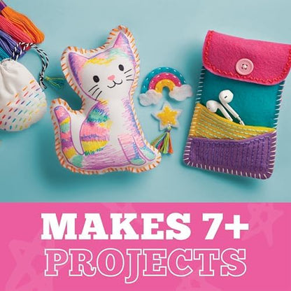 Craft-Tastic Let’s Learn to Sew – Mini Sewing Kit, Arts and Crafts, Art Supplies, Embroidery Kit for Beginners, Includes Sewing Supplies, Easy-to-Follow Instructions, Arts & Crafts, Ages 7+ - Image 6