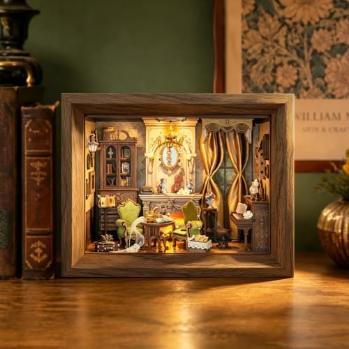 Glimmer Hall DIY Miniature House Shadow Box Kit - Image 3