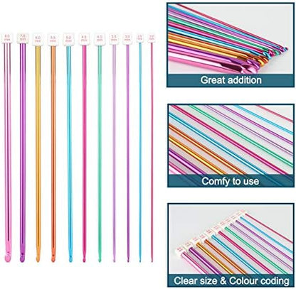Coopay Complete Tunisian Crochet Hooks Set, Knitting & Crochet Supplies - Image 2