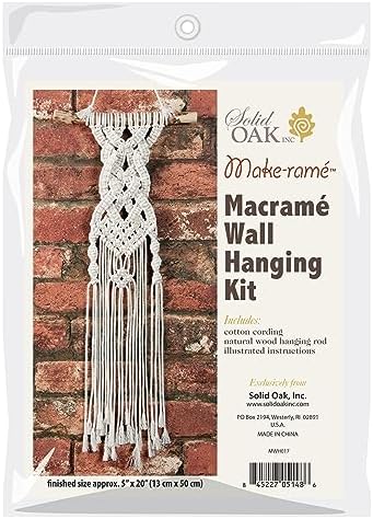 Solid Oak Small Format Macrame Kit-Celtic Braids - Image 3