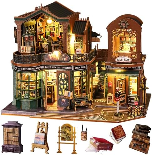 Spilay DIY Miniature House Kit for Adults, Miniature Dollhouse Kit by SpilayDIYDollhouseMiniature