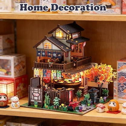 DIY Miniature House Kit, Mini House Building kit for Adults, Sushi Shop - Image 6