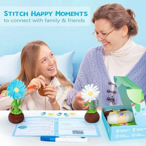Crochetta Crochet Kit for Beginners, Crochet Starter Kits for Adults - Image 3