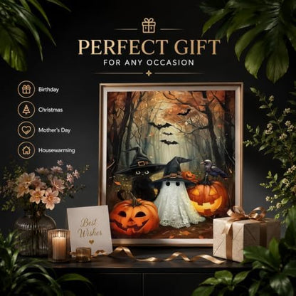 HITO Halloween Paint by Numbers Kit for Adults Ghost Frameless 16x20 Inch - Image 4