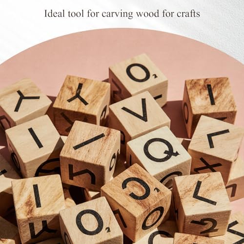 105 Pieces Wood Burning Tip Letters Set Including Letter Number Symbol Alphabet Template for Wood Burner DIY Embossing Carving - Image 6