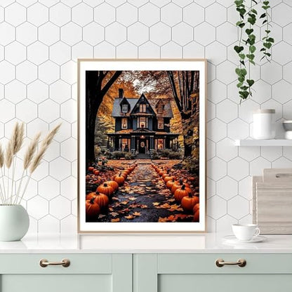 Landscape Paint by Number for Adults, Halloween Paint by Numbers for Adults - Image 5