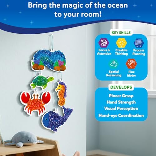 Skillmatics Poke-in Art – Underwater Animals, Wood Craft Kit, Gift for Kids - Image 6