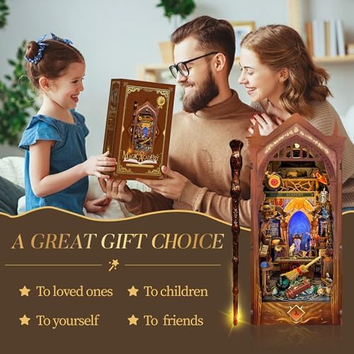 Book Nook Kit DIY Miniature House 3D Wooden Puzzle - Magic Academy - Image 4